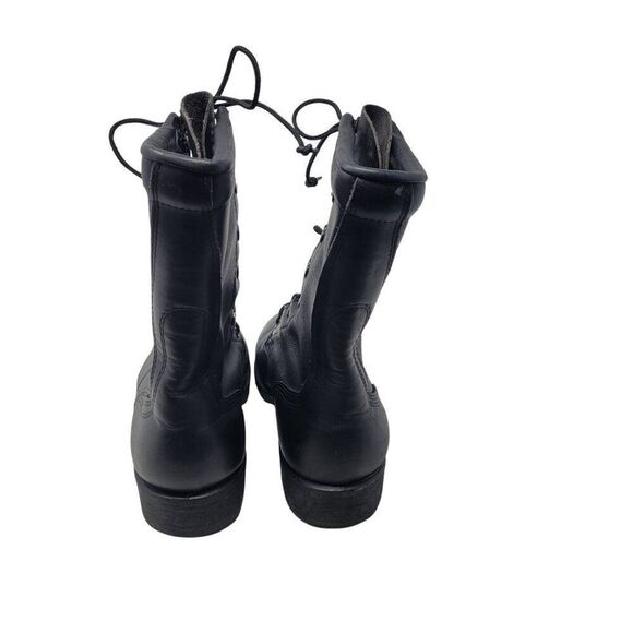 Vintage Us Military Ro-Search Black Leather Combat Boots 8 Soldier USA Warcore - Picture 6 of 8